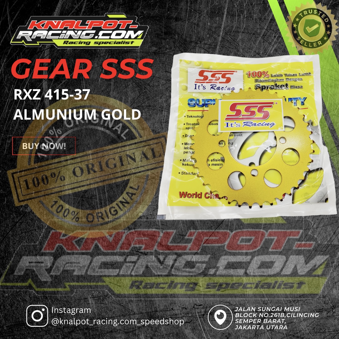 GEAR SSS RXZ 415-37 ALMUNIUM GOLD